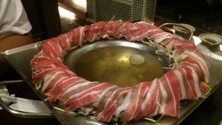 柚子ビールと豚しゃぶ