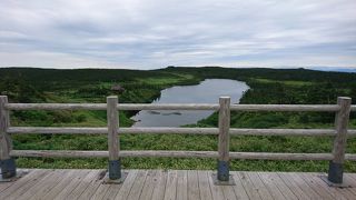 ウッドデッキから望める