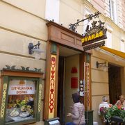 ツェペリナイが有名なリトアニア料理のお店