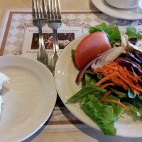 夕食きのこのサラダ