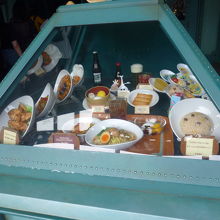 珍しいサンプル展示