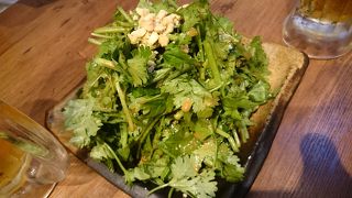 餃子だけじゃない！馬刺しやパクチーサラダまで！