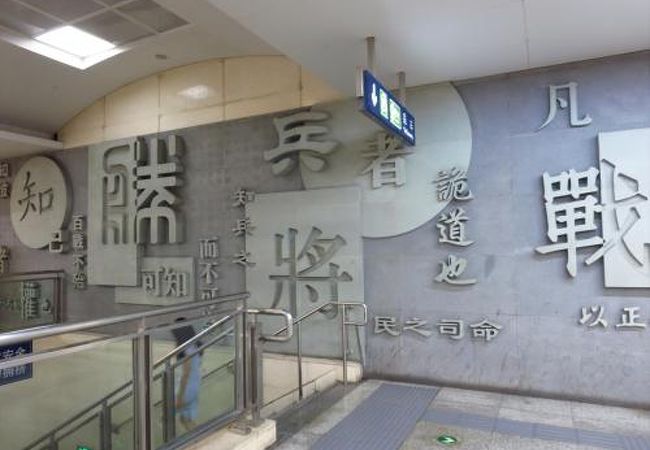 （北京）地下鉄1号線と9号線の乗換駅