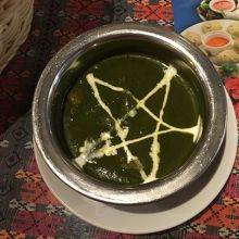 ほうれん草のカレー