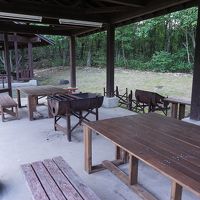 バーベQができるスペース