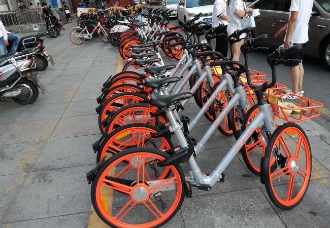 中国のレンタルバイク(Mobike)