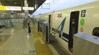 新横浜駅始発の新幹線