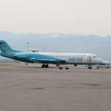 アスタナまでベックエアで行きました