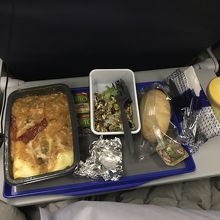 ユナイテッド機内食