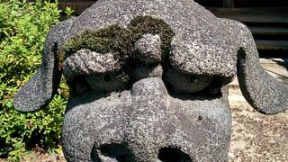 ブサカワ狛犬がいます  古熊神社