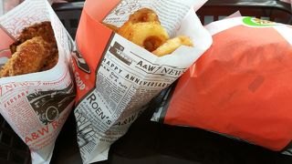 朝食にA&Wのチキンはいかが？