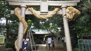 大蛇まつりの準備をしていました