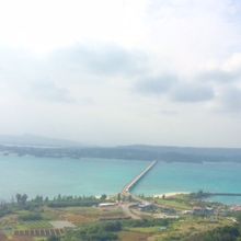 上からみた橋。