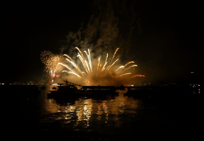 宮島水中花火大会