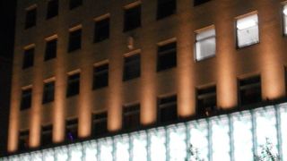 低層階のライトアップがとても綺麗でした☆