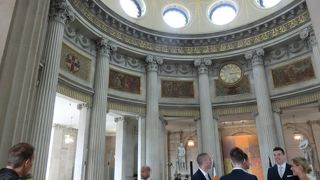 ホールの内装が美しい