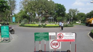 王宮・ワットポー付近にある公園