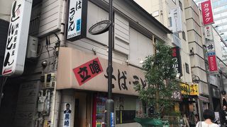 品川港南口立ち食いそばのふじ