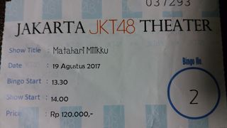 AKBではなくJKT48初めて見ました