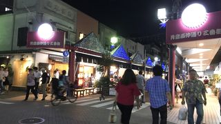 もんじゃ焼きのお店が密集！