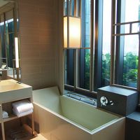 解放感あるバスタブ