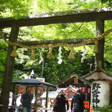 非常に趣のある鳥居でした。