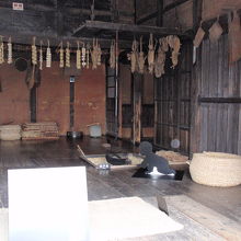 ヤケドをした囲炉裏