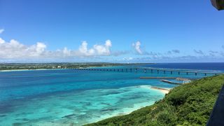 ブルーの海が！