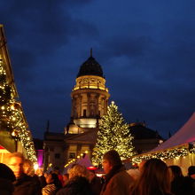 クリスマスマーケットの時