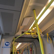 車内の電光表示