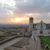 ホテルの屋根のベランダから
