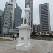 ラッフルズ上陸記念の地 