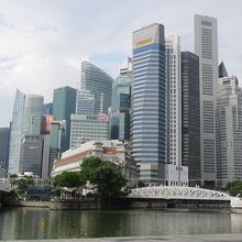 ラッフルズ プレイスの高層ビル群