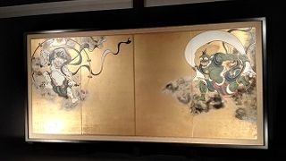 風神雷神が飾ってありました。