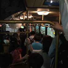 夜景コースの車窓から