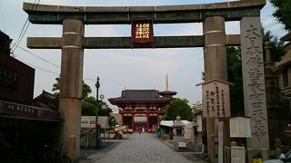 「日想観」の場所、四天王寺の「石鳥居」