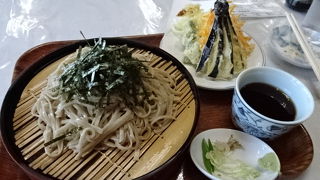 道の駅内のおそばやさん