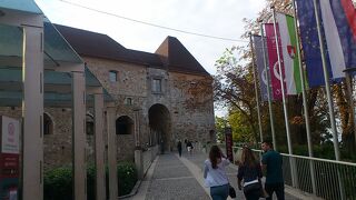 リャブリャナの３６０度見渡せる