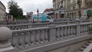 リャブリャナの観光の中心