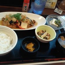 ランチメニュー。