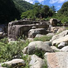 側の美術館の造形とも ちょっとコラボ