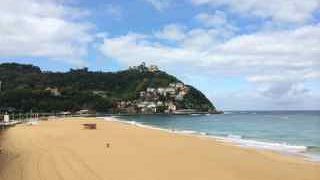 モンテ・イゲルド側のビーチ