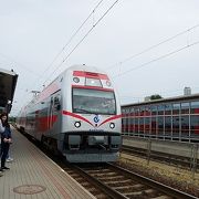 ヴィリニュスからトゥラカイまで電車で行きました。