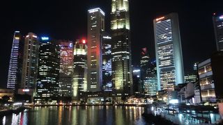 夜景が綺麗なビル群