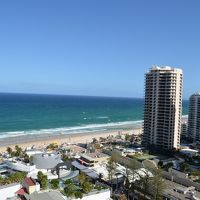 18階南向きの部屋からの眺め