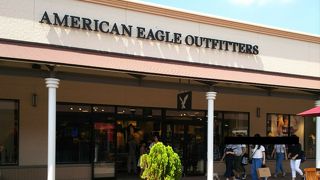 アメリカン・イーグルのアウトレットショップ