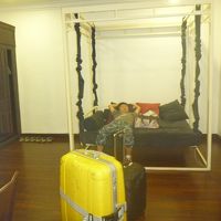 ブランコ付きのお部屋。いい写真がありませんでした。。