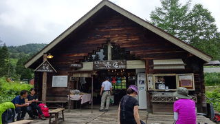 尾瀬の真っただ中のお土産スポット