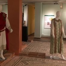 代ローマ時代の服装展示。