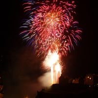 部屋から見たVirgin Money FIreworksの花